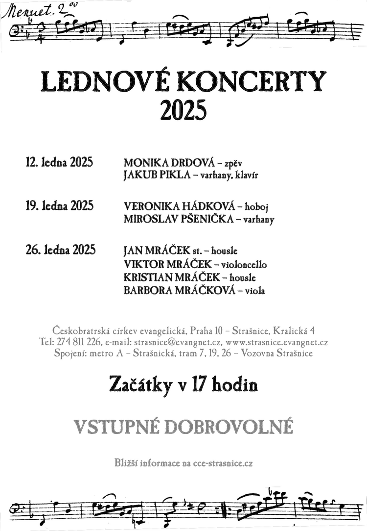 lednové koncerty 2025