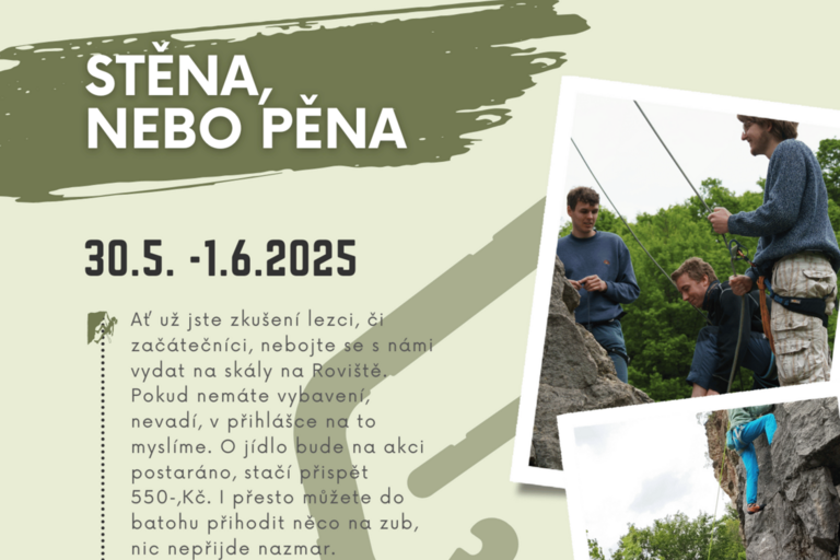 Stěna nebo pěna, 30.5.-1.6.2025