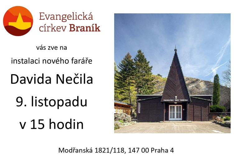 Instalace Davida Nečila, 9.11.2025 Braník