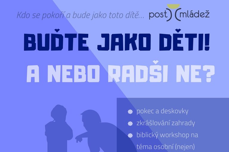 Víkendovka post-mládeže, 24.-26.4.2026, Luh u Čími