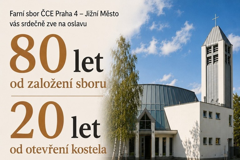 Oslavy 80 let založení sboru na Jižním Městě 11.10.2026