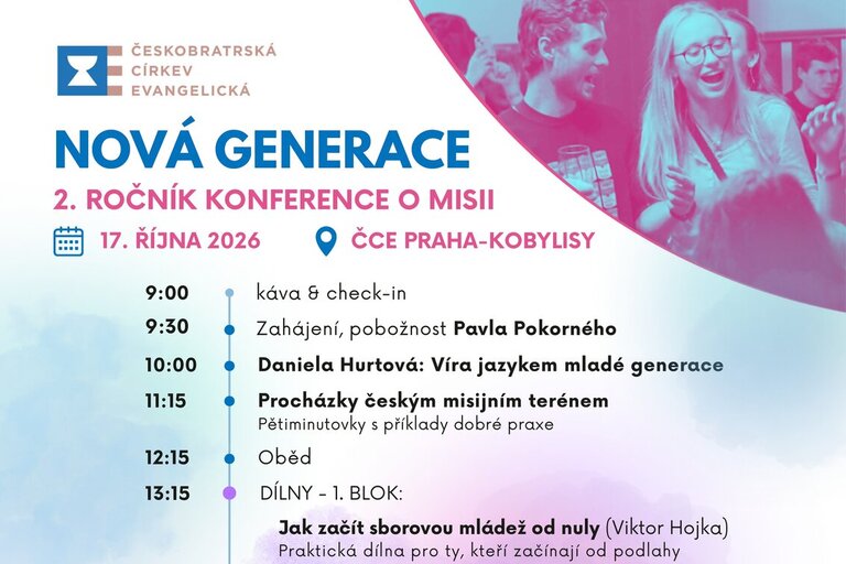 Konference o misii – Kobylisy  17. 10. 2026