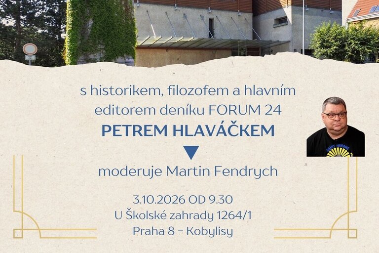 Předvolební debata s Petrem Hlaváčkem, Kobylisy 3. 10. 2026